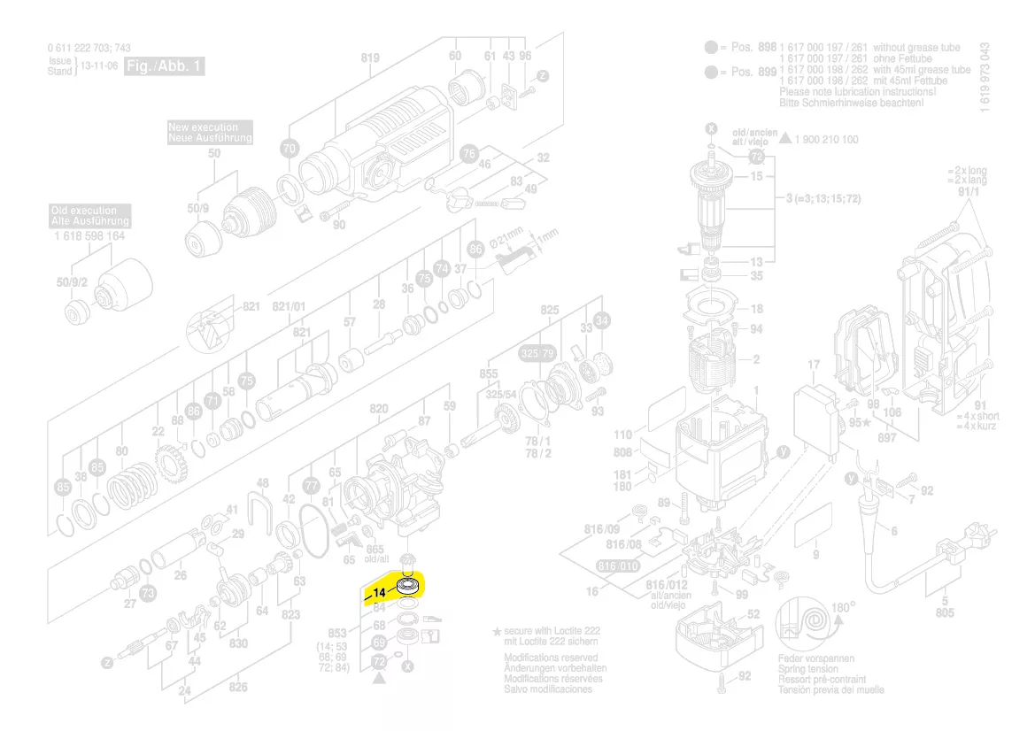 Roulement réf. 1 900 900 289 BOSCH